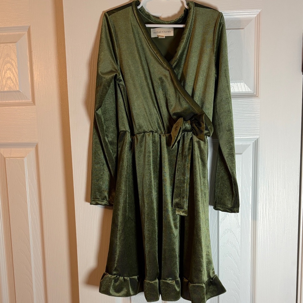 Elegant Green Kids Dress